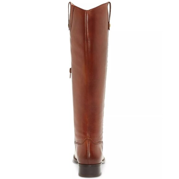 190$ I.N.C International Concepts Wide-Calf Leather Knee Boots Size 6 Cognac - Picture 4 of 5